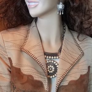 Suedecloth n Roses Lightweight Western Blazer